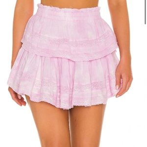 Loveshackfancy Ruffle Mini Skirt